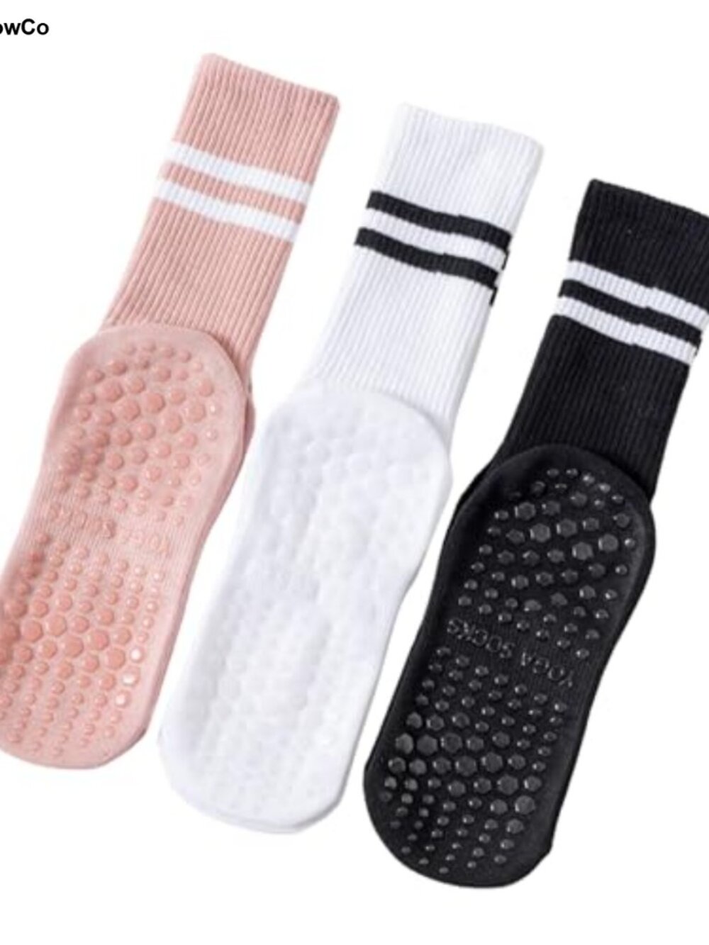 Non Slip Pilates Socks with Grips for Women